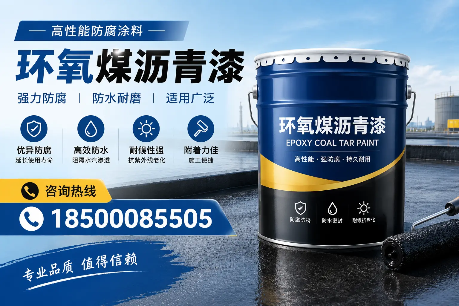 环氧煤沥青漆的主要成分与功能,深圳用户深度了解