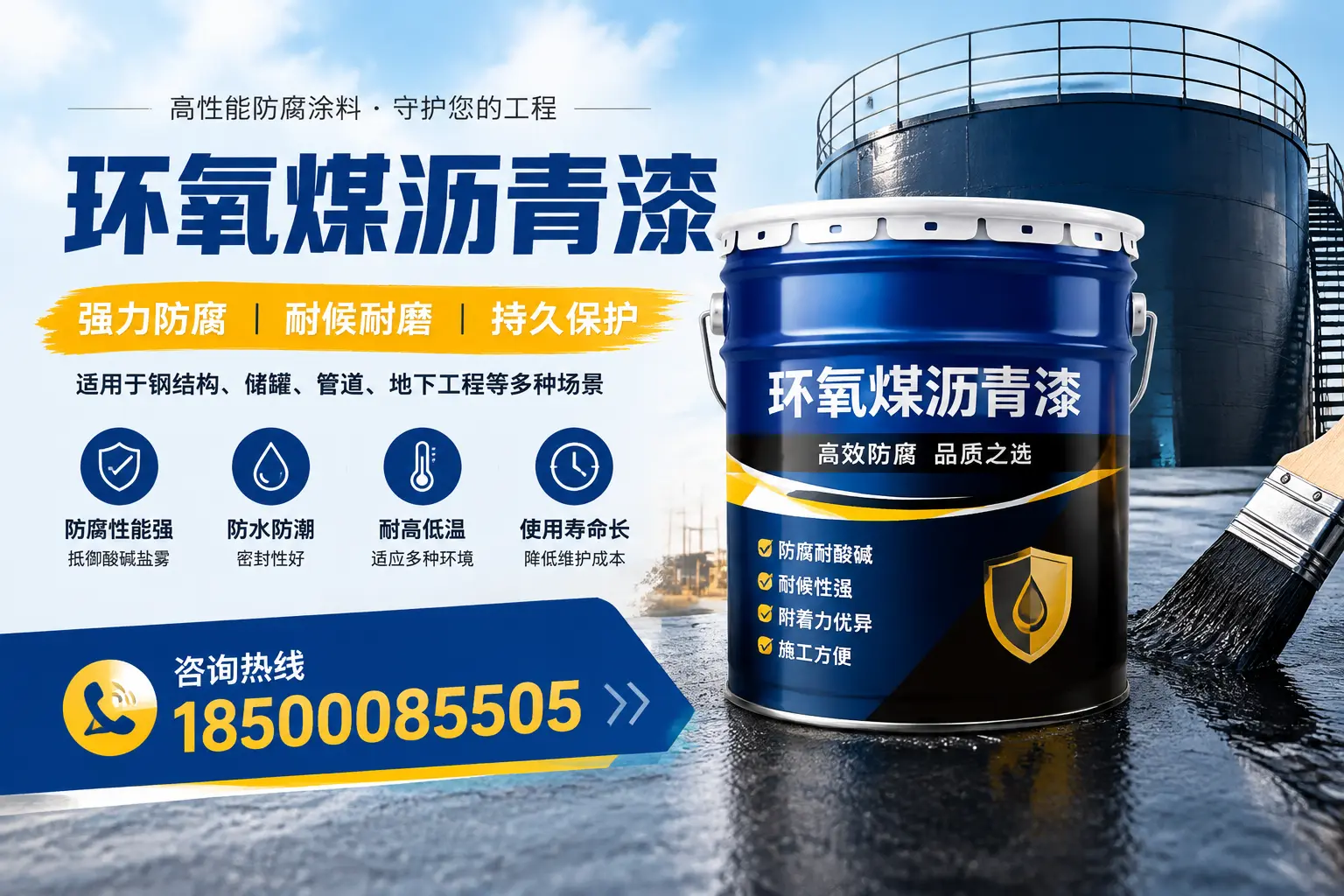环氧煤沥青漆在工业中的应用,深圳企业的选择